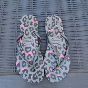 Havaianas Leopard Flip Flops